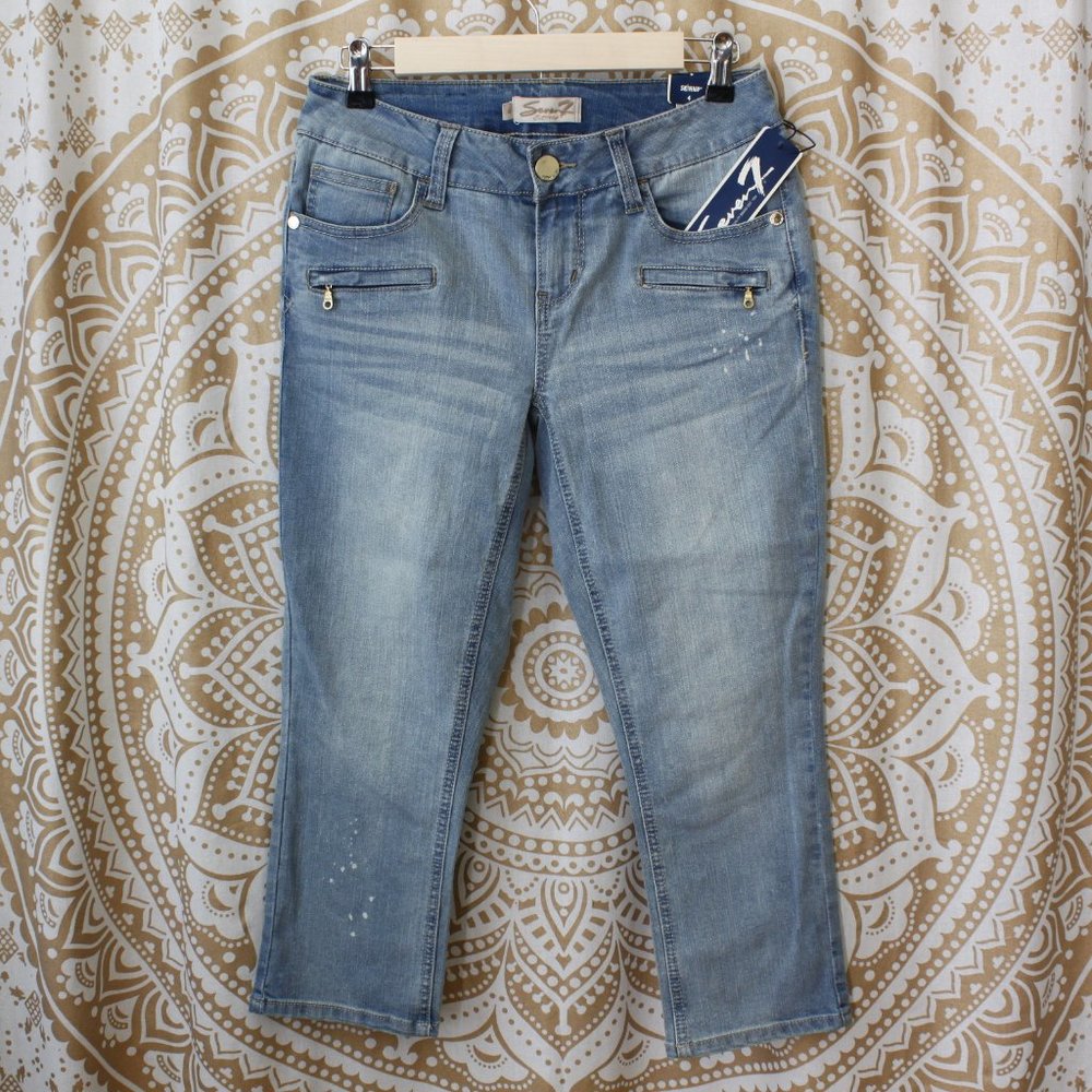 SALE! NWT SEVEN7 Skinny Crop Capri Jeans